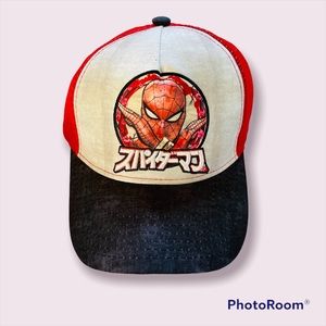 Marvel Spider-Man Japanese Baseball Trucker Hat Adjustable Brand New